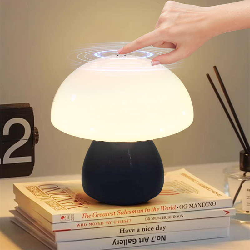 Mushroom Table Lamp - เห็ด LED โคมไฟตั้งโต๊ะชาร์จ Touch โต๊ะ Coffee