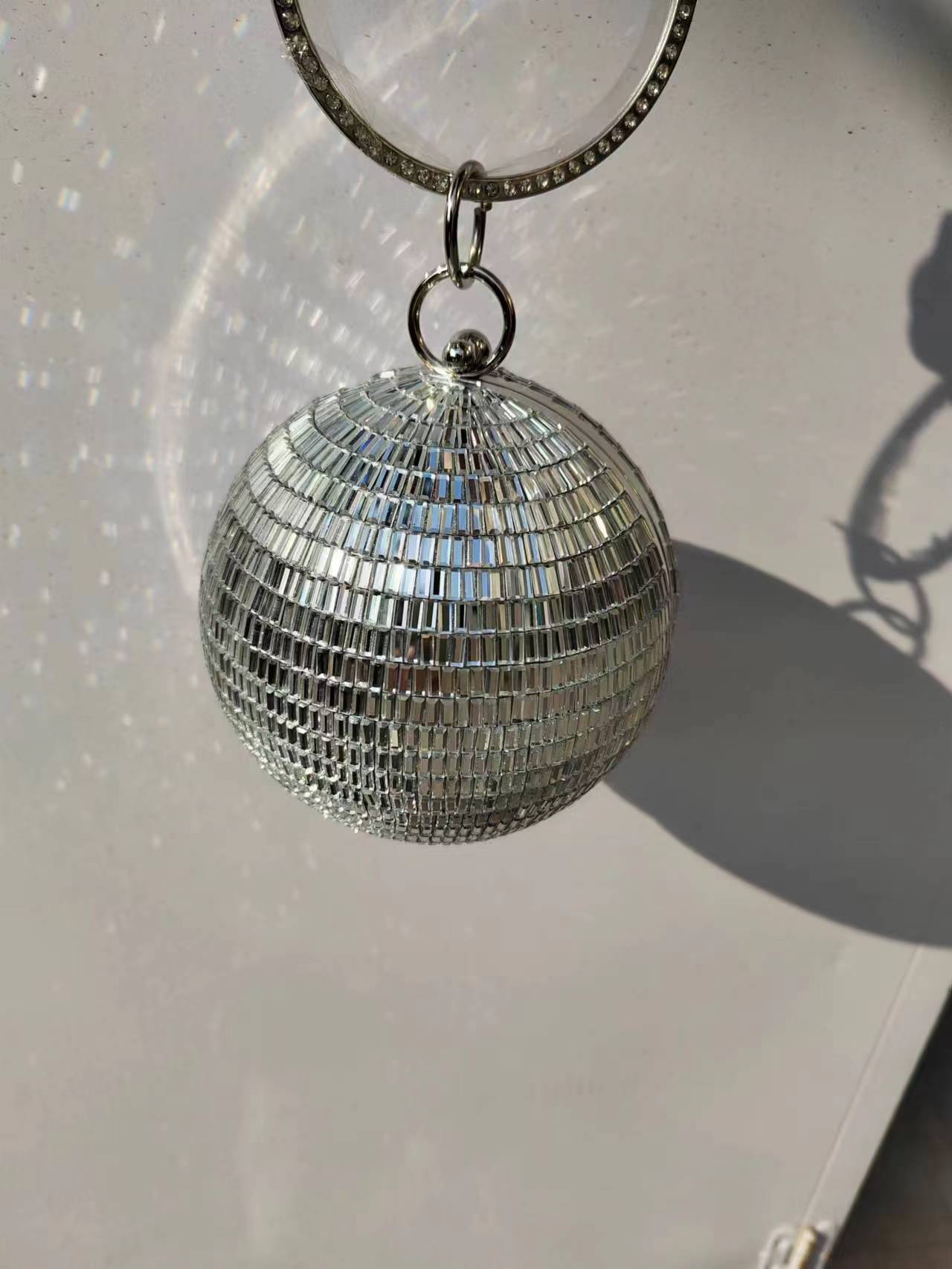 Disco Ball Mirror - 2025 High Endกระเป๋าเงินดิสโก้กระจกสะท้อนแสงขนาดเล็กกระเป๋าสตางค์กระเป๋าสําหรับสตรีParty