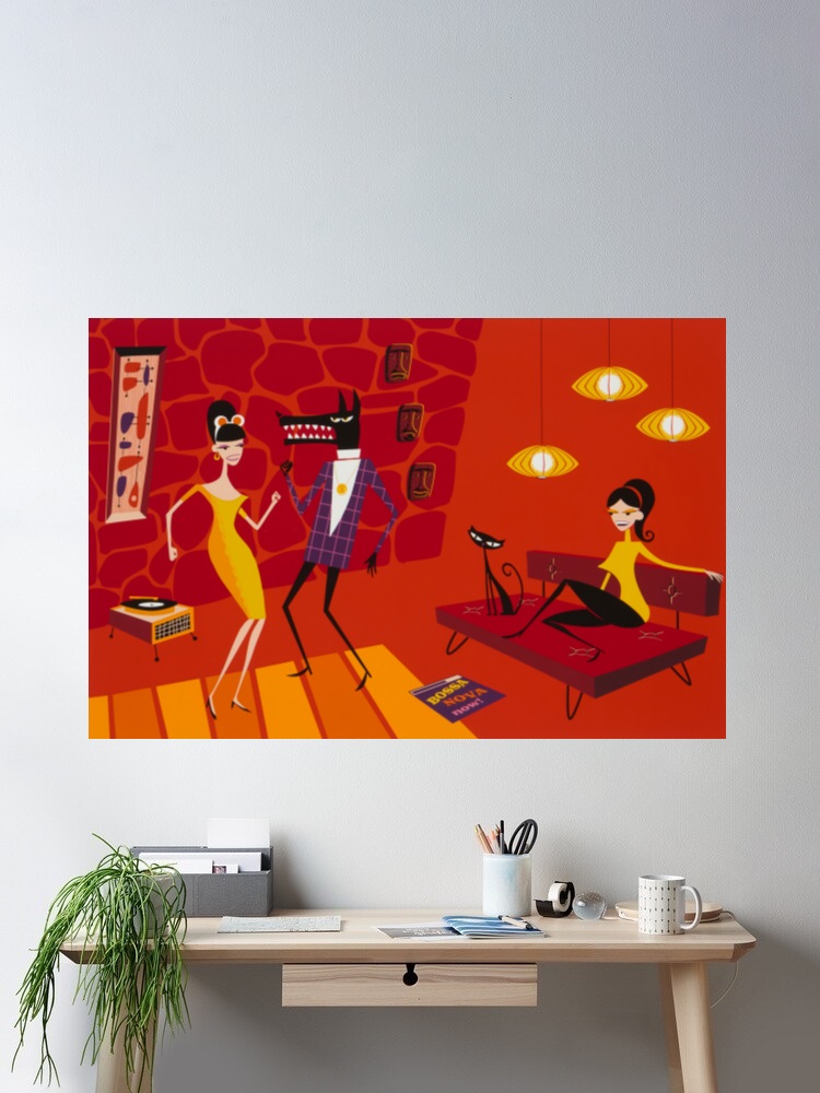 Nova Decor & Lighting Julestjerne - จอช แอเกิล บอสซ่า โนวา นาวโปสเตอร์ผ้าใบภาพถ่าย, ตกแต่งบ้าน