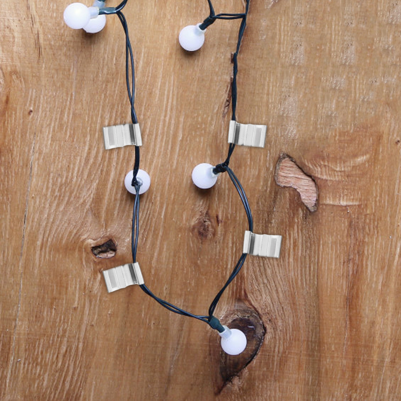 คลิปหนีบไฟโลหะกันสนิม 100 ชิ้น - String Light Outdoor บทวิจารณ์และราคา