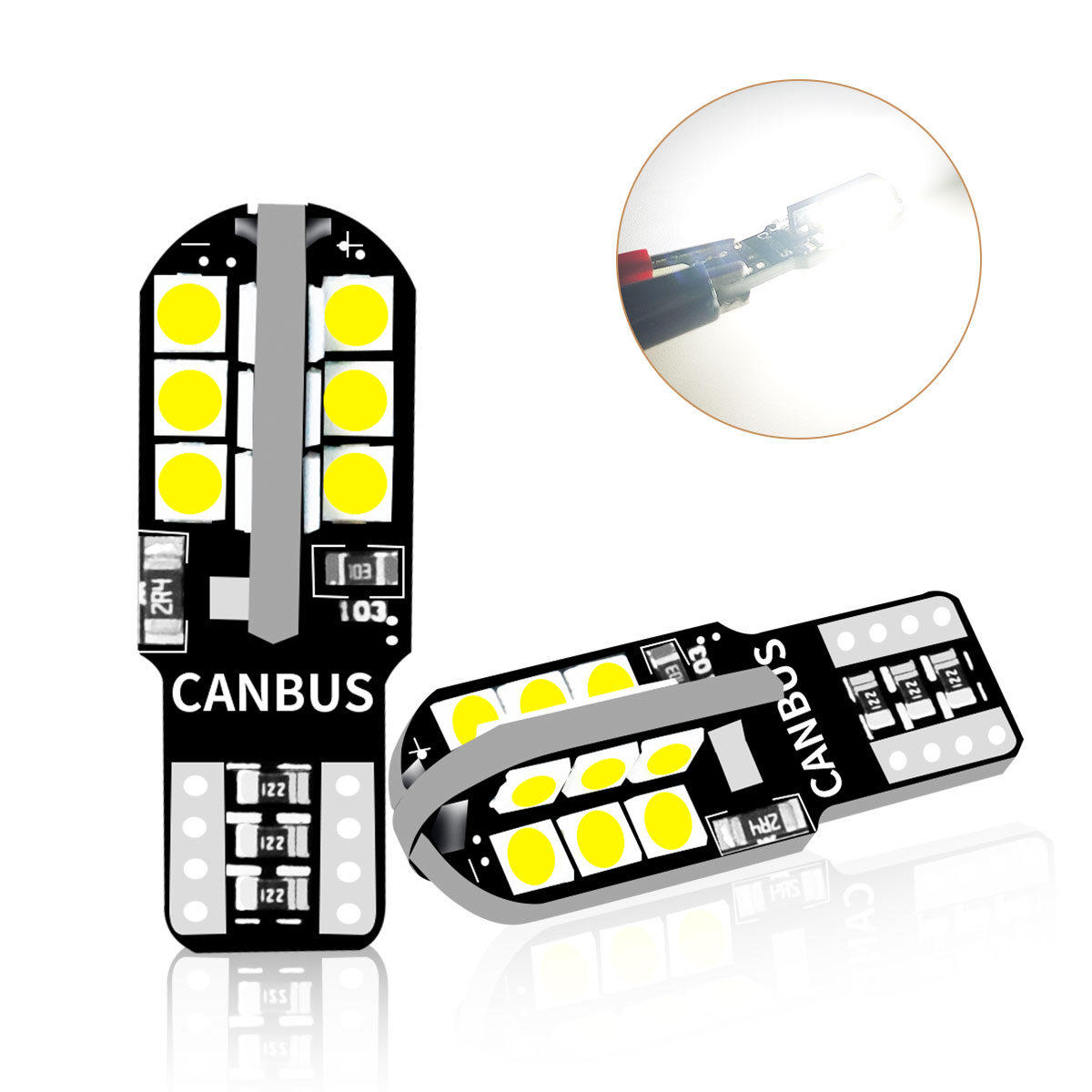 หลอดไฟสัญญาณรถยนต์ W5W WY5W 19 - Colour Changing Bulb บทวิจารณ์และราคา