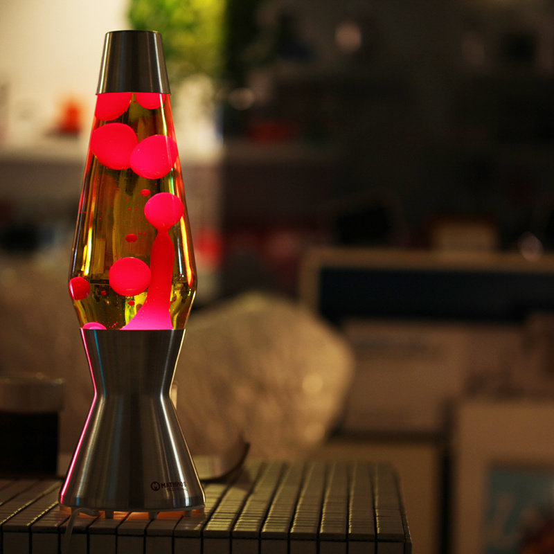 โคมไฟลาวาแบบมีกลิตเตอร์ โคมไฟแ - Lava Lamp Desktop บทวิจารณ์และราคา