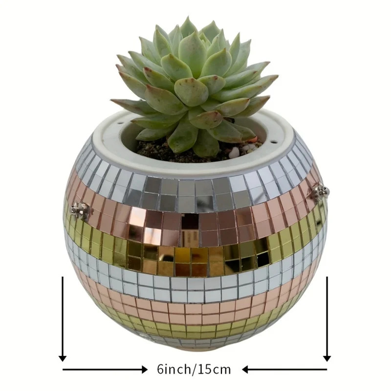 Unique Handcrafted Bohemian-แร - Disco Ball Mirror บทวิจารณ์และราคา