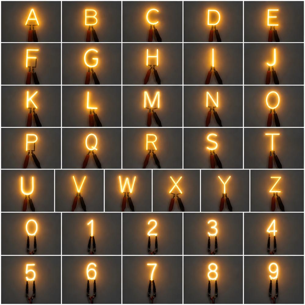 0-9 A-Z DIY ไส้หลอดไฟสร้างสรรค - Lighting Decor Photos บทวิจารณ์และราคา