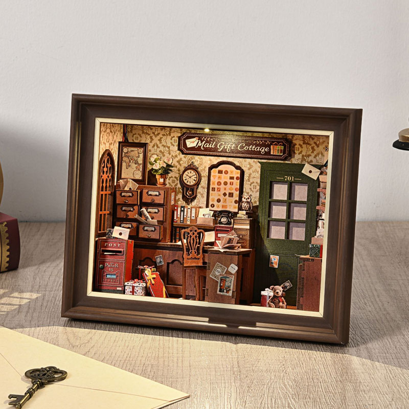 ชุดคิท DIY 3D บ้านตุ๊กตาไม้ขนา - Lighting Decor Photos บทวิจารณ์และราคา