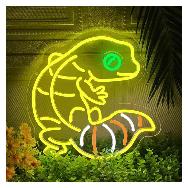 ป้ายไฟนีออนรูปกิ้งก่า ไฟอนิเมะ - Gecko Lighting & Decor บทวิจารณ์และราคา
