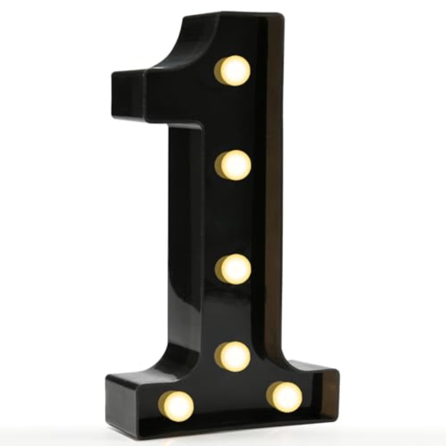 ไฟ LED ตกแต่งรูปตัวเลขและตัวอั - Light Up Letters Marquee บทวิจารณ์และราคา