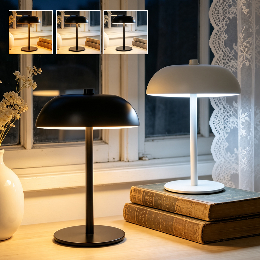 โคมไฟตั้งโต๊ะไร้สายรูปทรงเห็ด  - Mushroom Table Lamp บทวิจารณ์และราคา