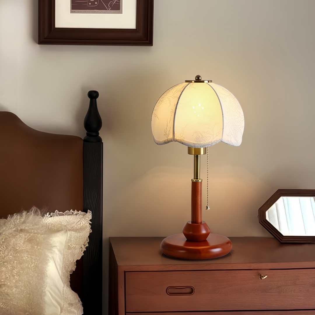 โคมไฟตั้งโต๊ะทรงโดมแบบวินเทจ ส - Lighting Decoration For Home บทวิจารณ์และราคา