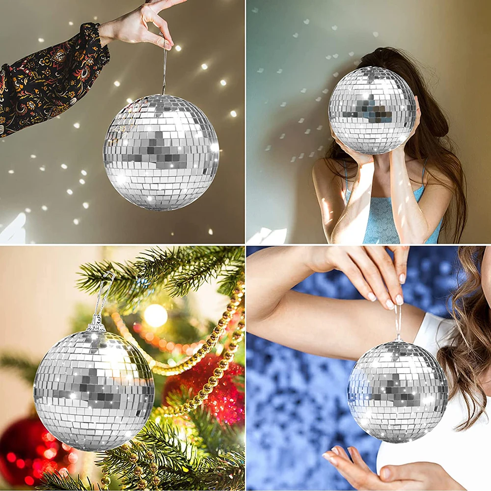 70s 80S 90s ผ้าปูโต๊ะพลาสติกสำ - Disco Ball Mirror บทวิจารณ์และราคา