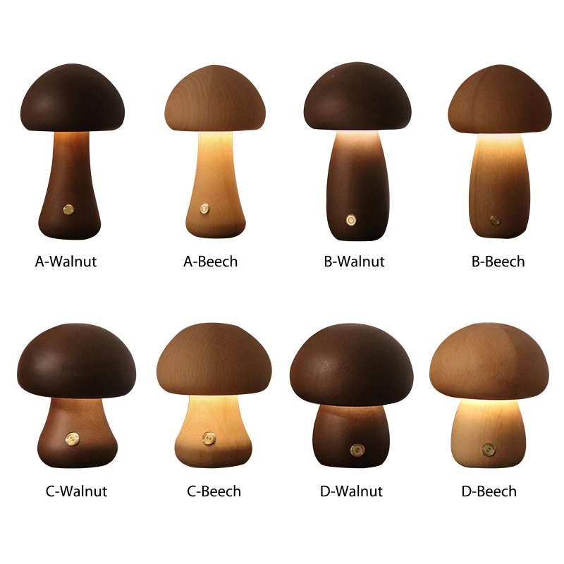 เห็ดน่ารัก LED ไฟกลางคืนโคมไฟข - Mushroom Table Lamp บทวิจารณ์และราคา
