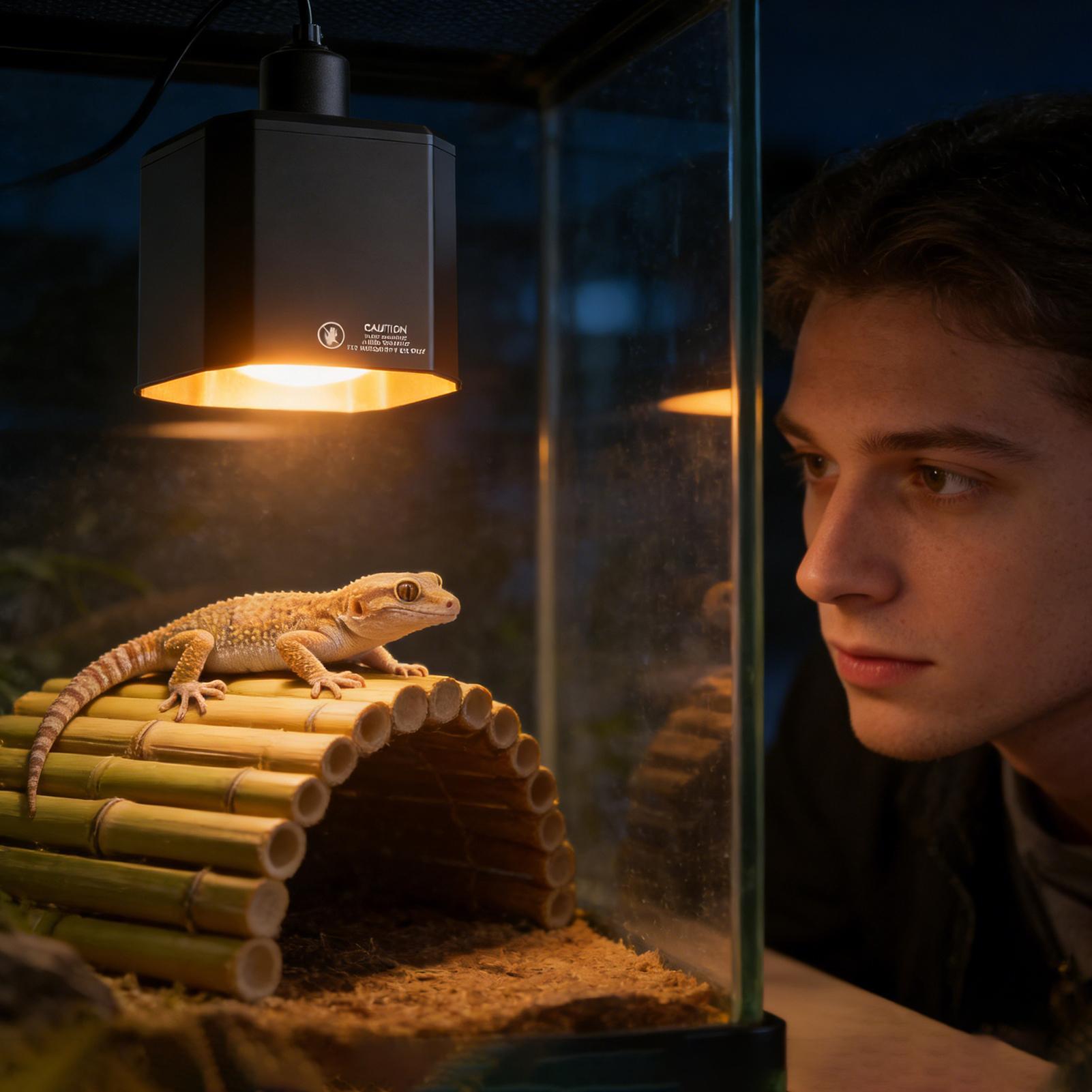 โคมไฟให้ความร้อนสำหรับสัตว์เลื - Gecko Lighting & Decor บทวิจารณ์และราคา