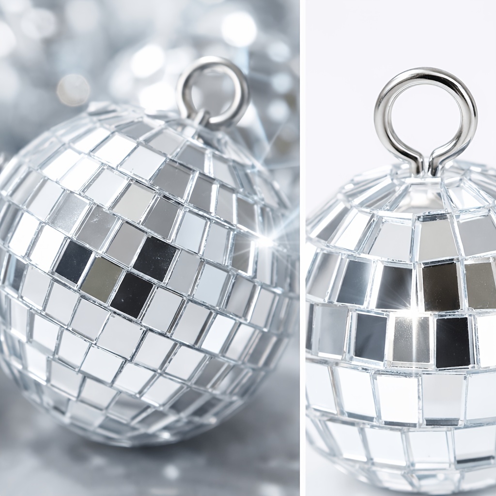 12 ชิ้นมินิดิสโก้เมอร์รี่บอลส์ - Disco Ball Mirror บทวิจารณ์และราคา