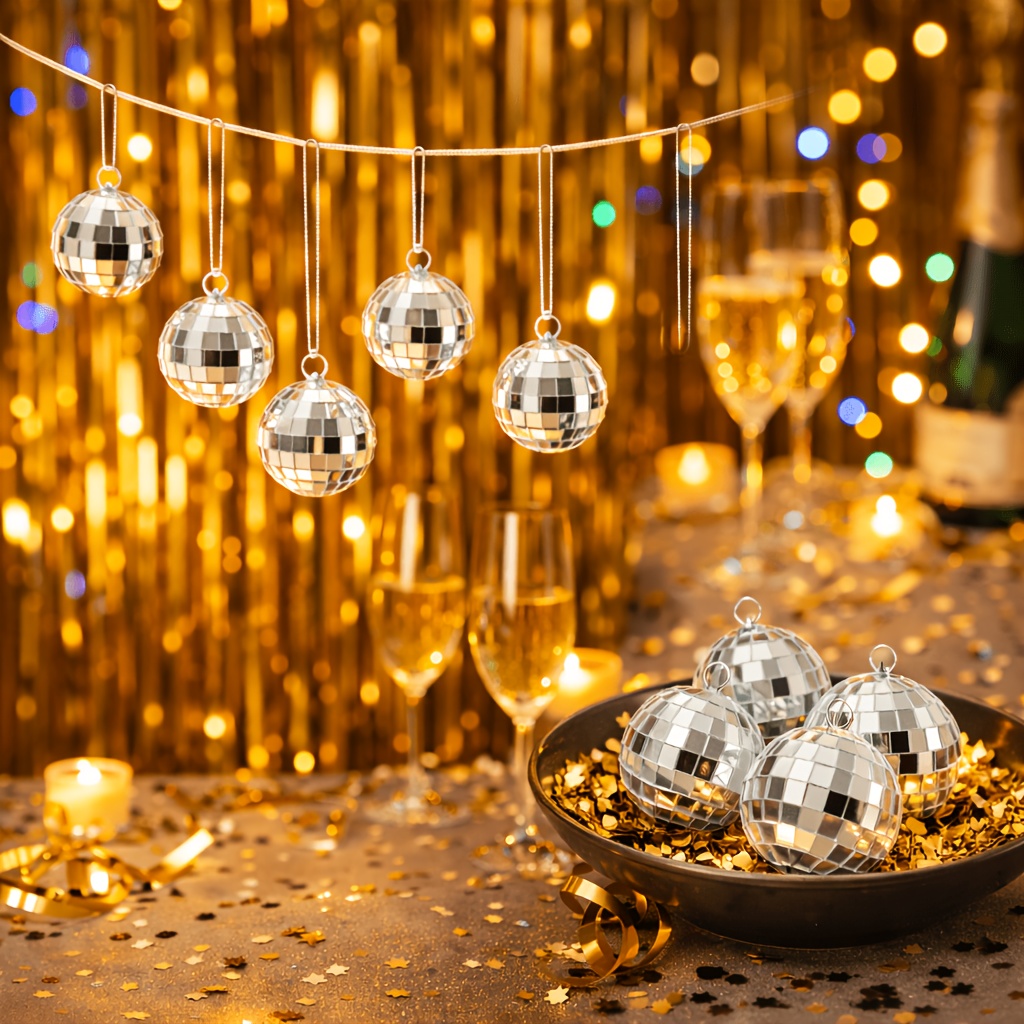 12 ชิ้นมินิดิสโก้เมอร์รี่บอลส์ - Disco Ball Mirror บทวิจารณ์และราคา