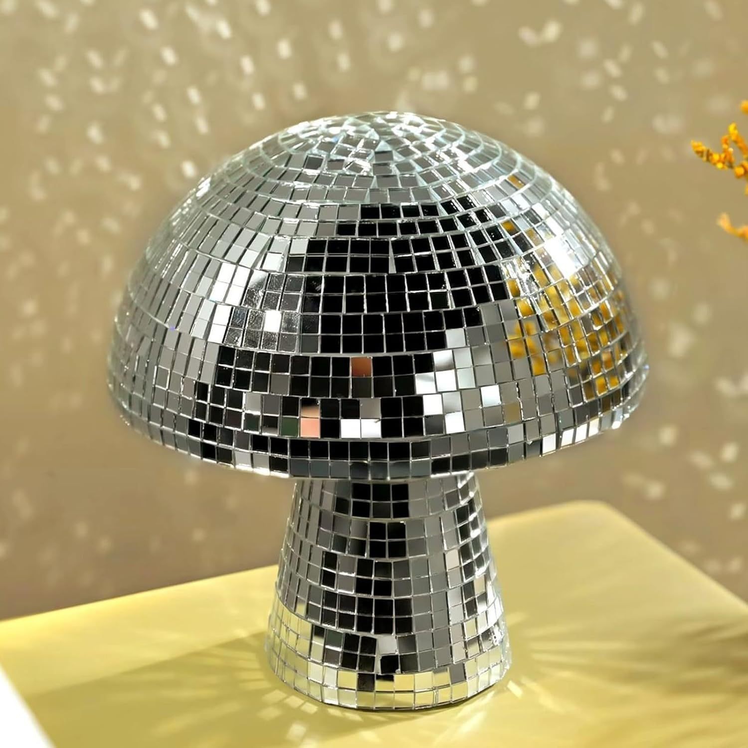 กระเบื้องแก้วมิเรอร์รูปทรงดิสโ - Disco Ball Mirror บทวิจารณ์และราคา