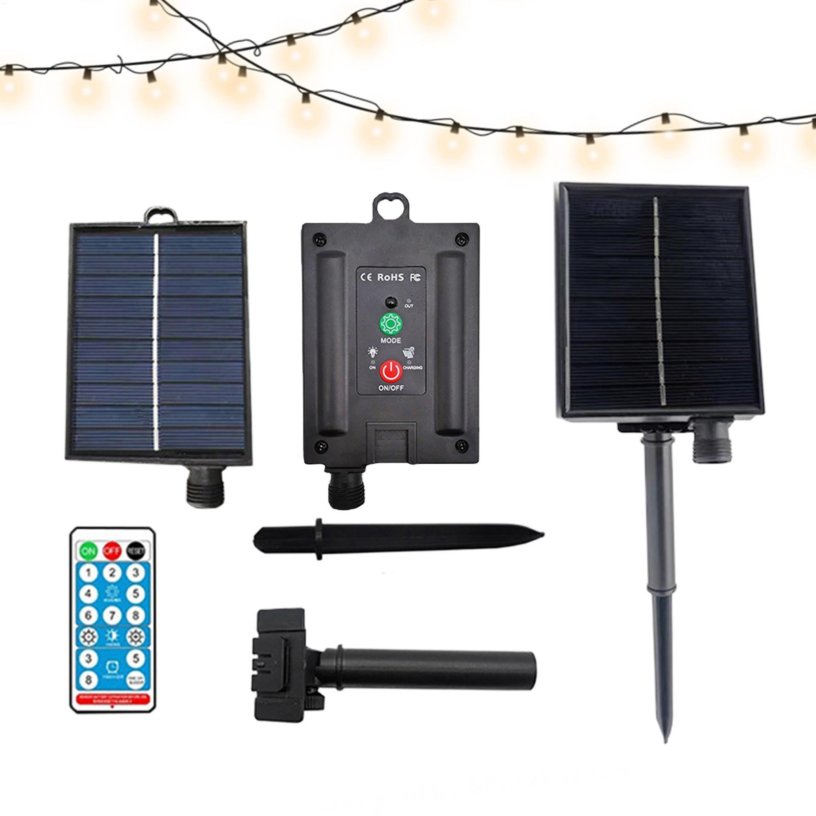 แผงโซลาร์เซลล์แบบพกพา 31V กันน - String Light Outdoor บทวิจารณ์และราคา