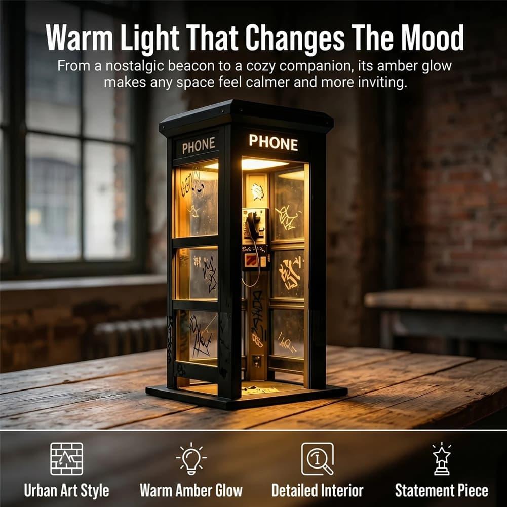 โคมไฟตั้งโต๊ะรูปตู้โทรศัพท์ลอน - Lighting Decoration For Home บทวิจารณ์และราคา